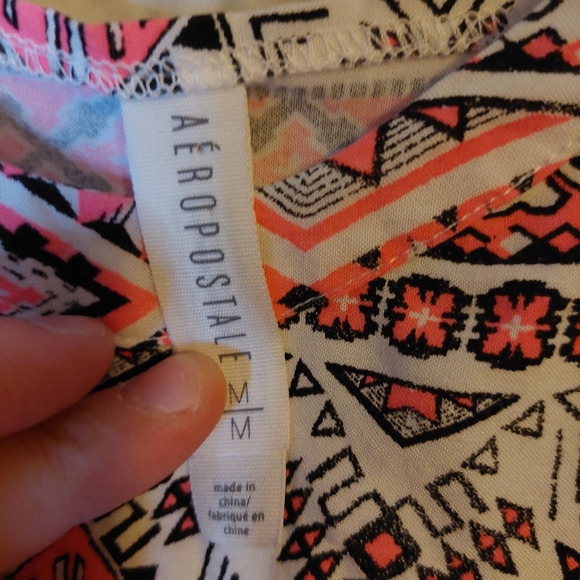 Aeropostale Tank Tie Strap Dress Size M - Picture 7 of 7